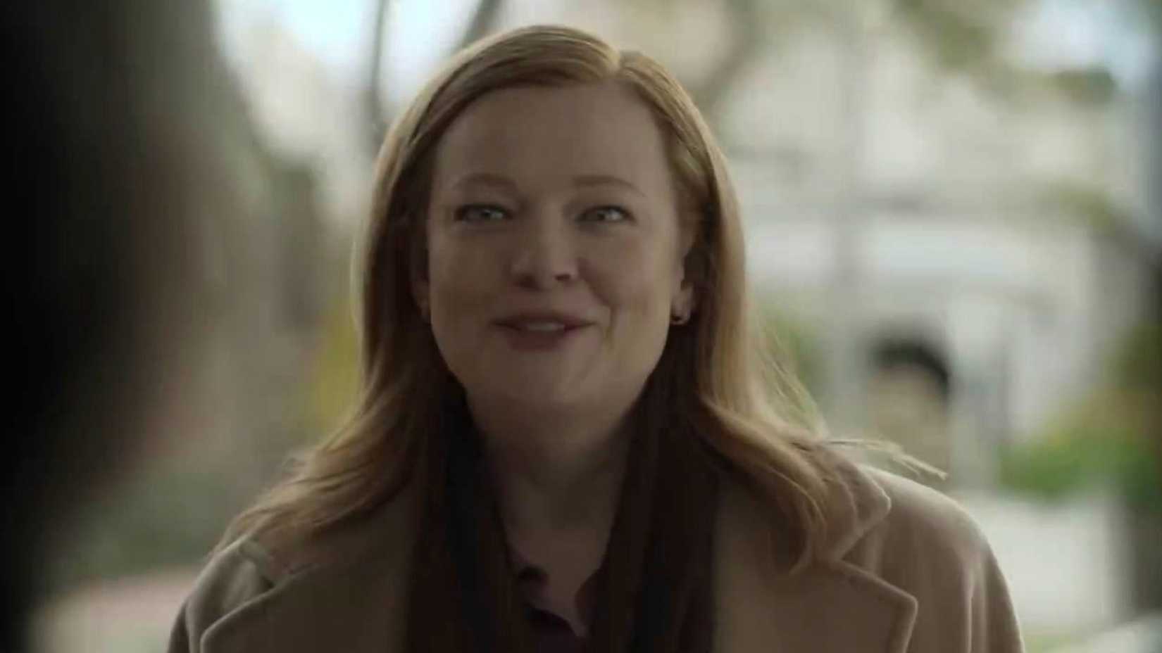 Sarah Snook smiling in All Her Fault