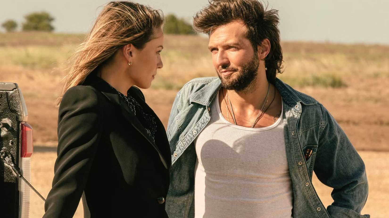 Charlie flirts with Rebecca in Landman