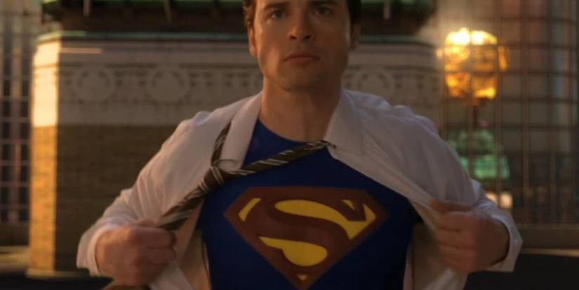Clark Kent becomes  Superman in the Smallville finale