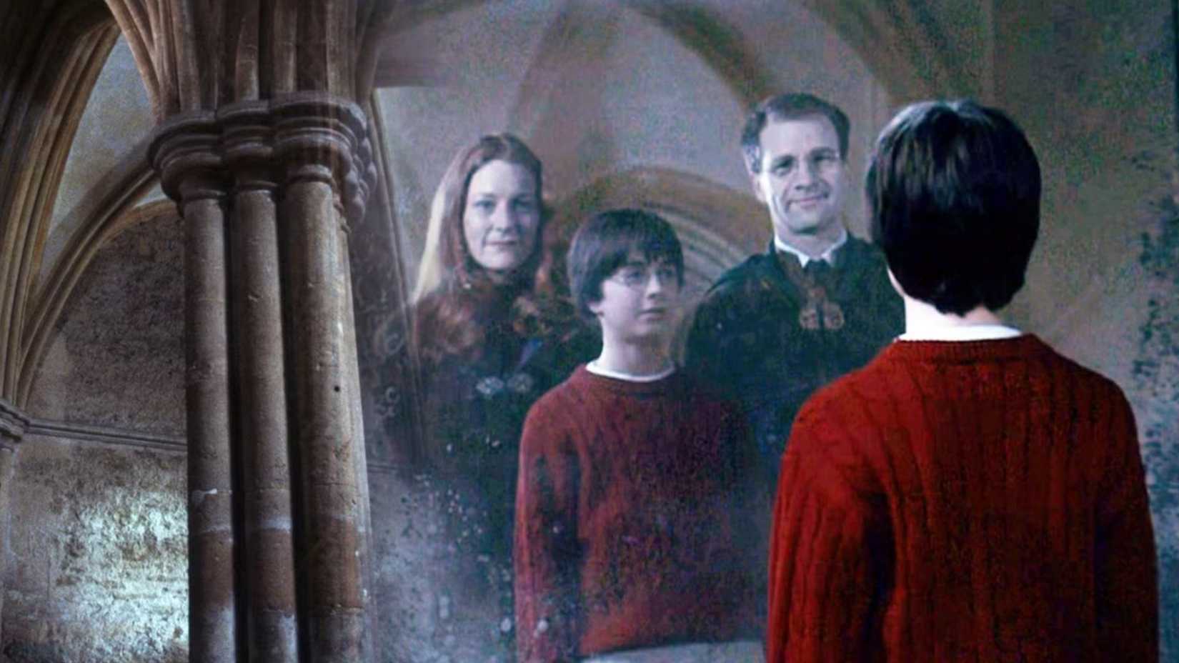 Harry and his parents in Harry Potter