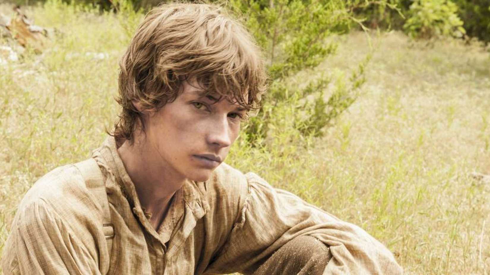 Jacob Lofland in a scene from the Western drama, The Son