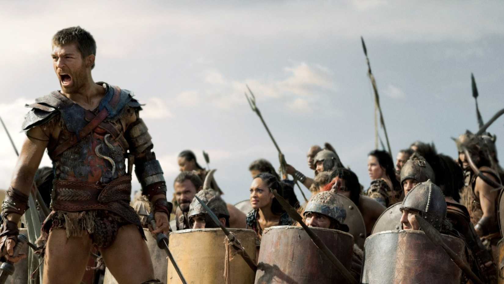 Liam Mcintyre as Spartacus in a scene from War of the Damned