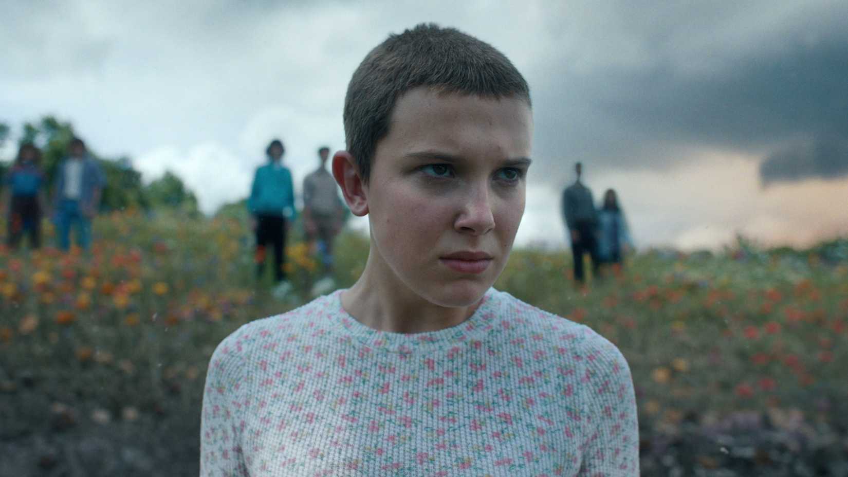 Millie Bobby Brown as Eleven in Stranger Things