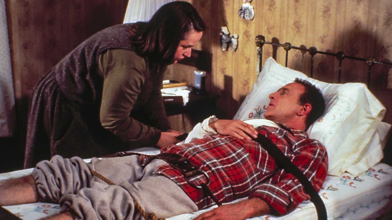 Kathy Bates and James Caan in Misery