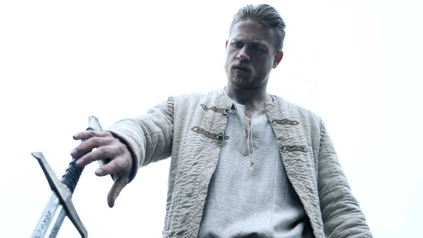 Charlie Hunnam as Arthur in King Arthur Legend of the Sword
