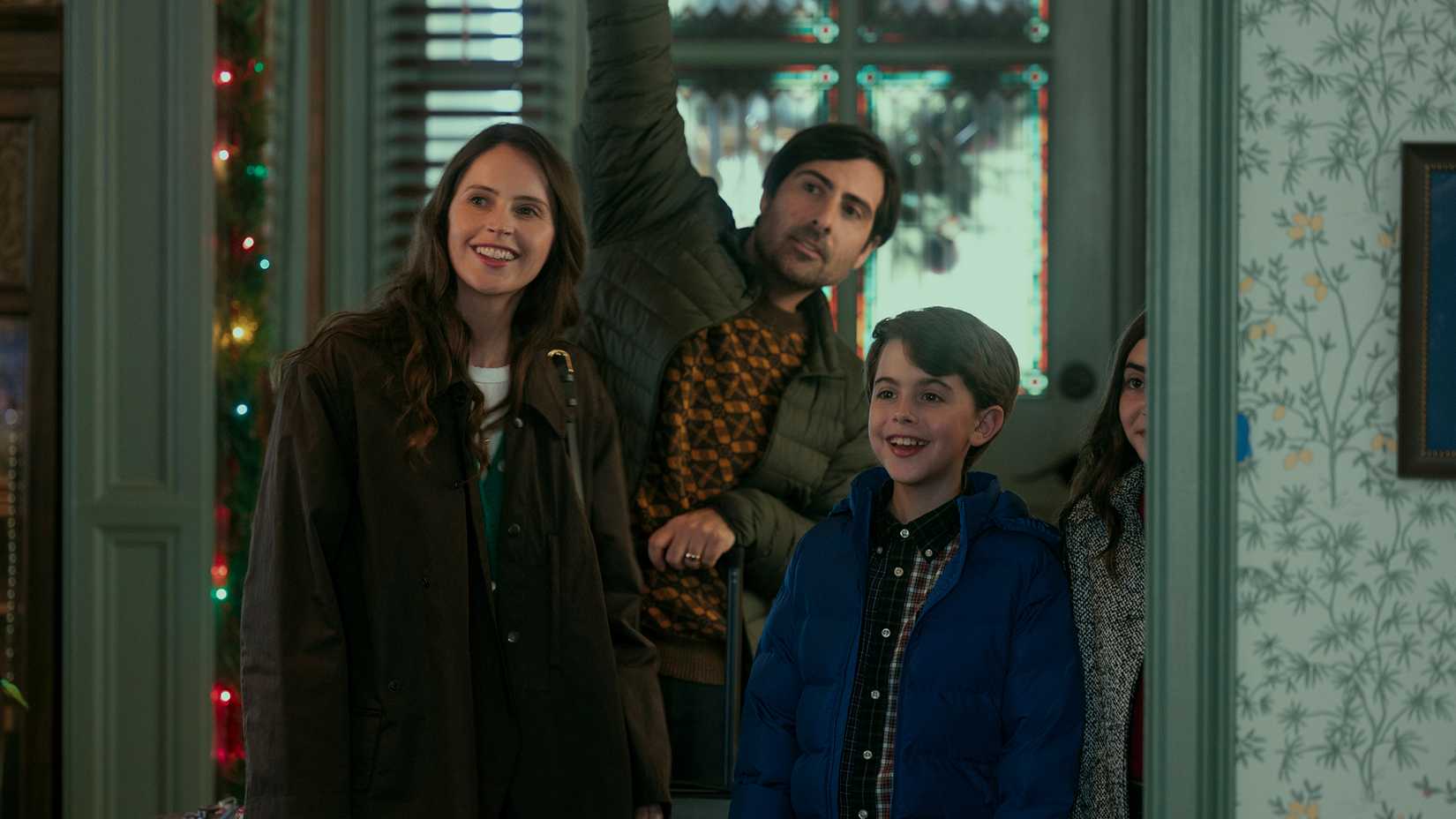 Felicity Jones and Jason Schwartzman in 'Oh. What. Fun.'