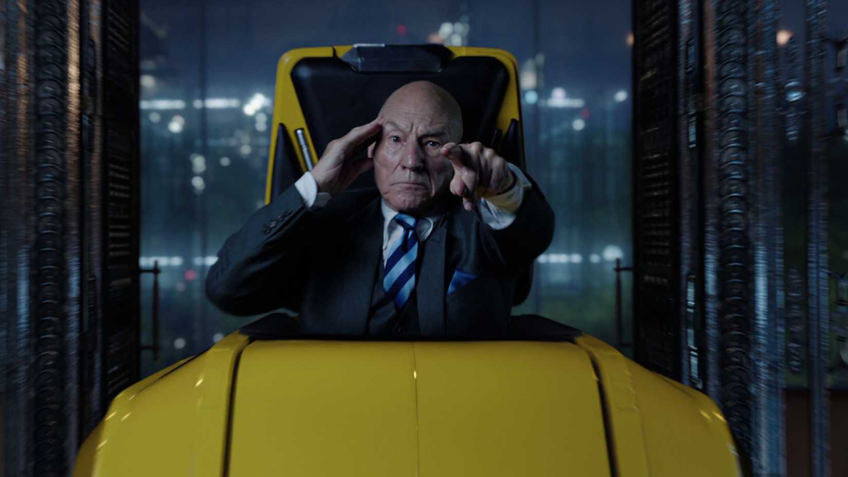 Patrick Stewart as Professor X in Doctor Strange