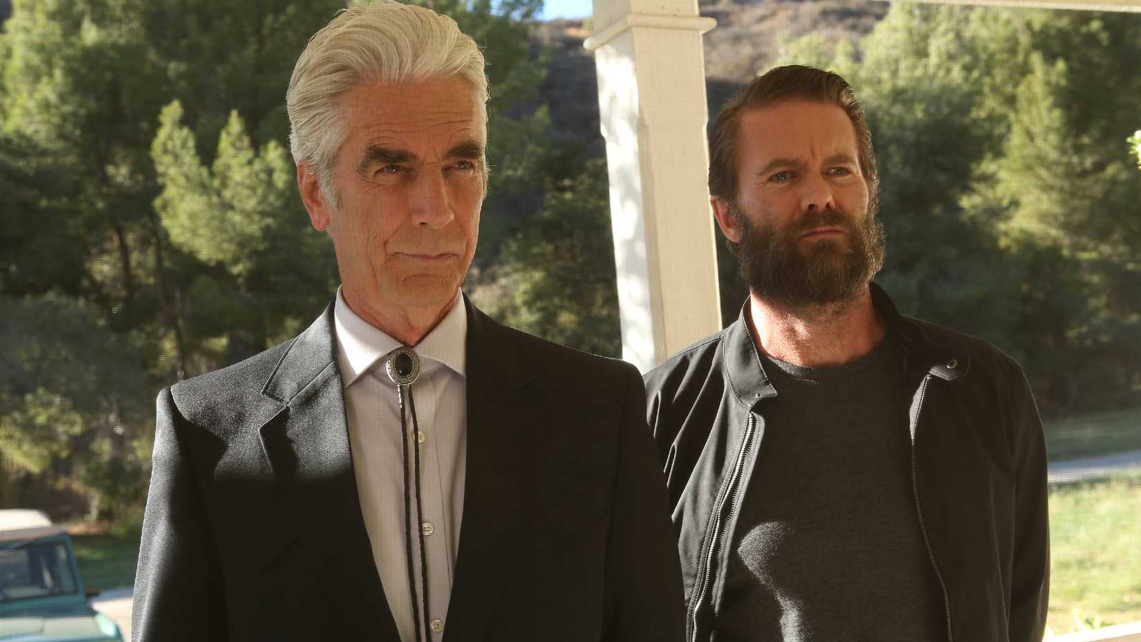 Sam Elliott and Garrett Dillahunt in Justified