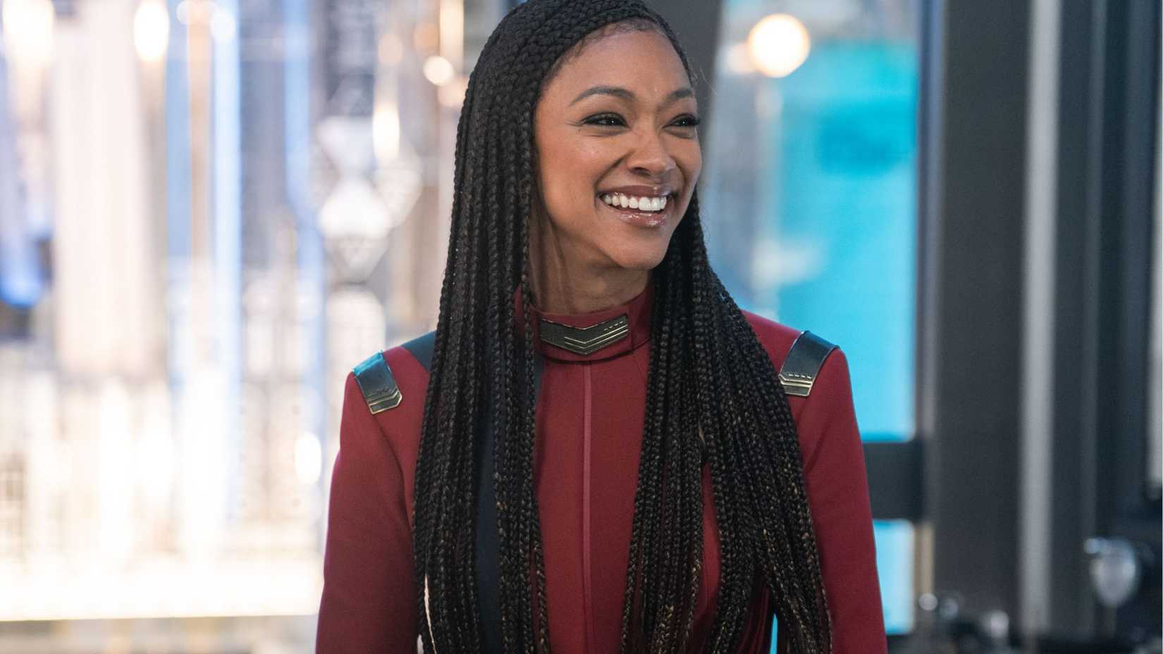 Sonequa Martin-Green as Michael Burnham in Star Trek Discovery