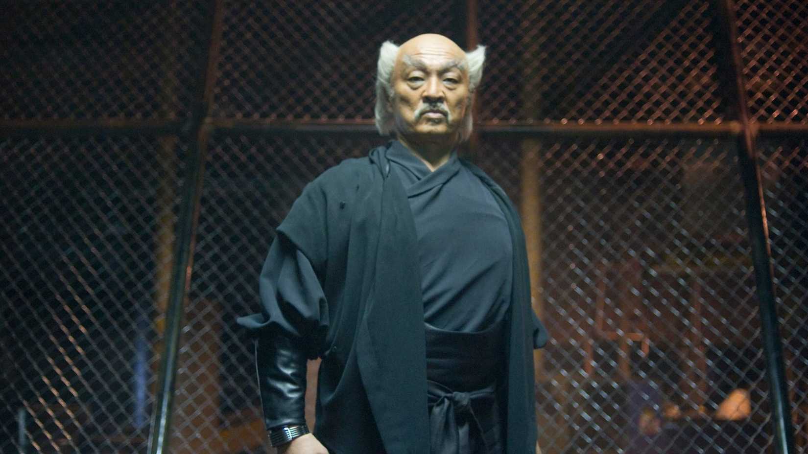 Cary-Hiroyuki Tagawa as the villain Heihachi Mishima in Tekken