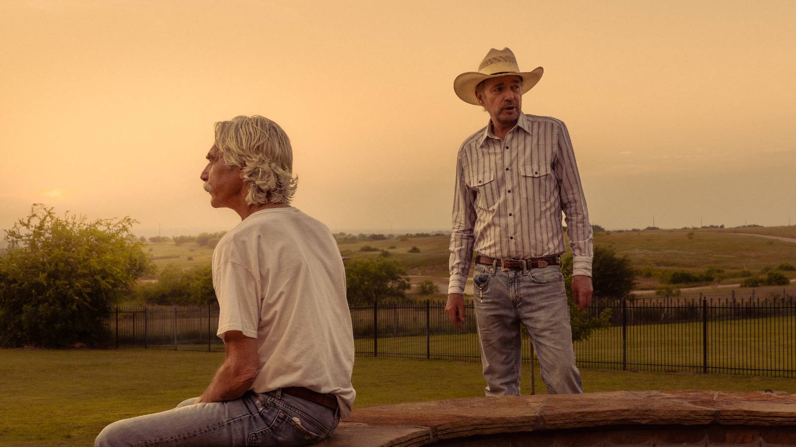 Billy Bob Thornton and Sam Elliott in Landman