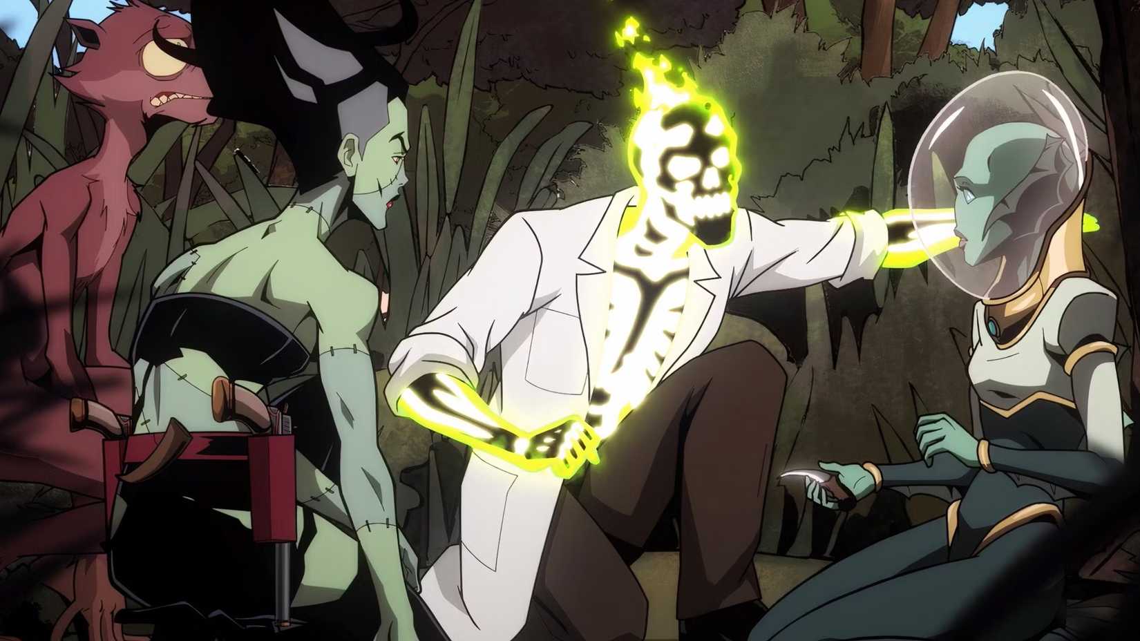 Equipe de Creature Commandos em cena da série animada da DC
