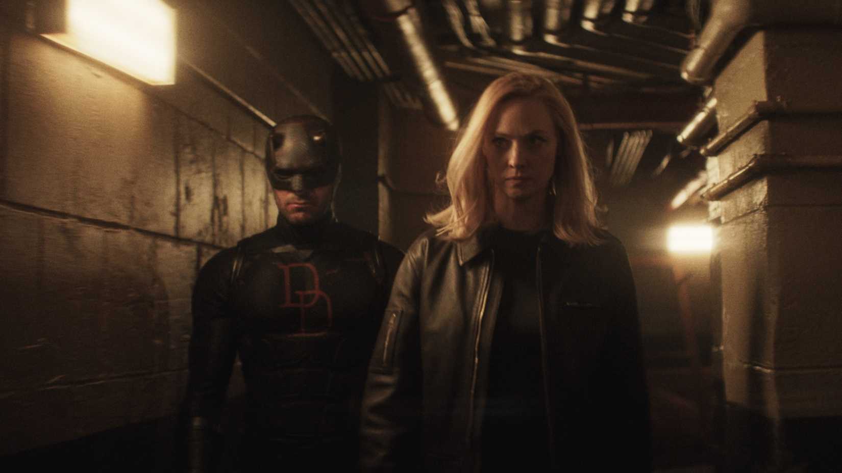 Daredevil and Karen Page in Daredevil Born Again