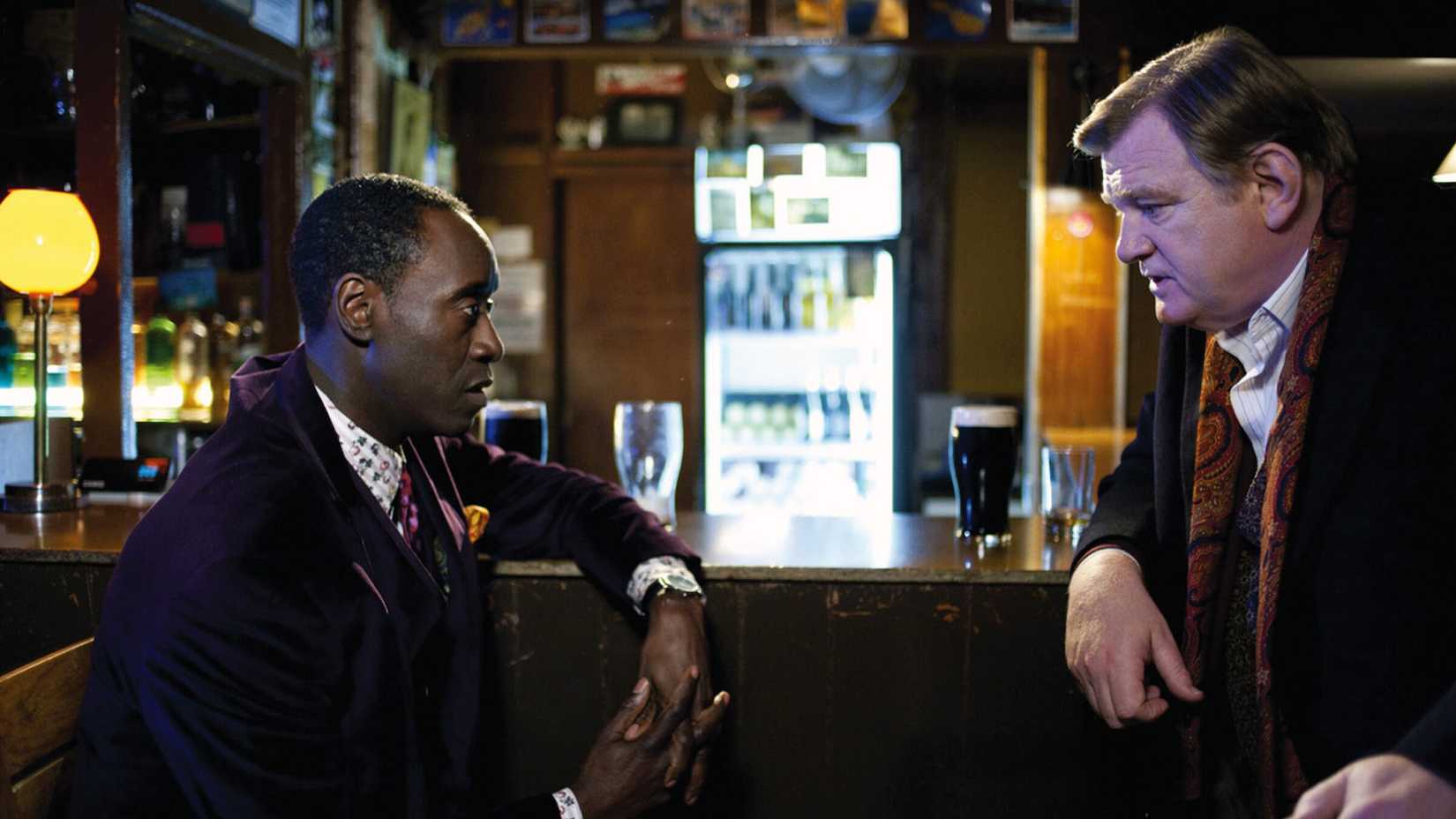 Don Cheadle and Brendan Gleeson in The Guard