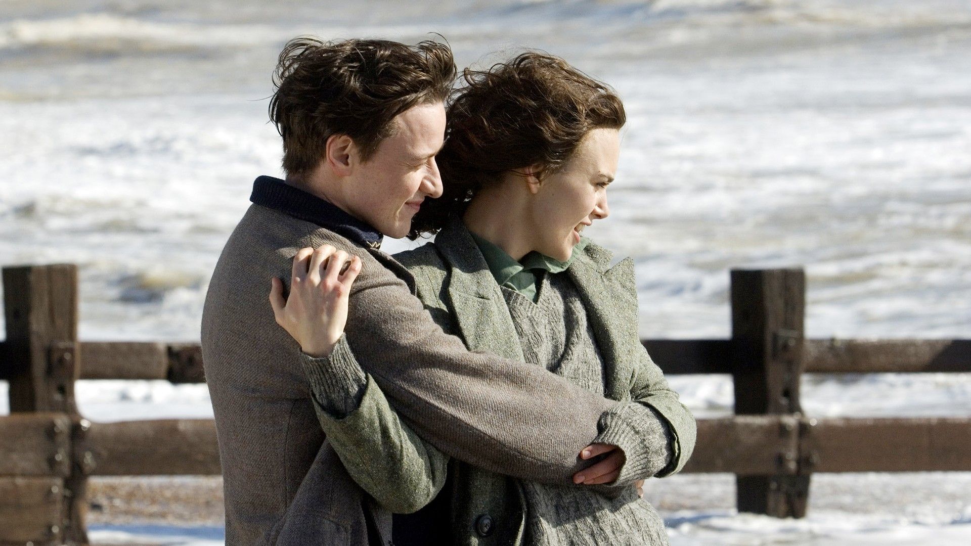 James McAvoy and Kiera Knightley in 'Atonement' (2007)