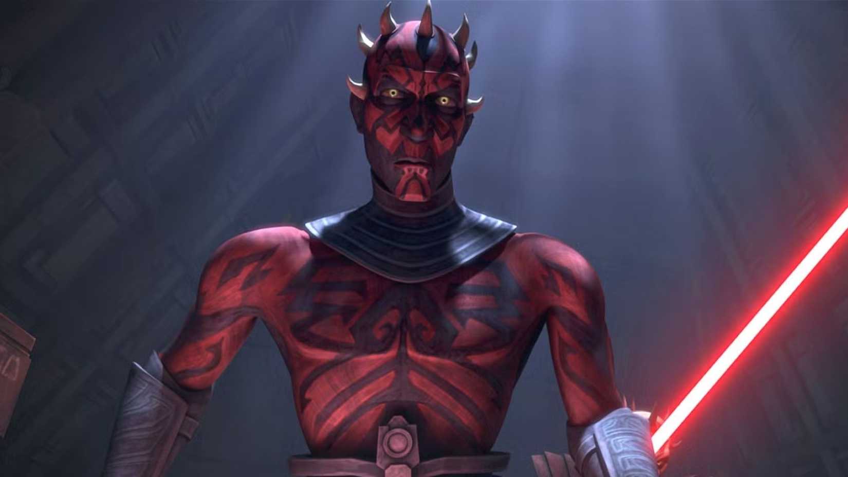 Maul looking fearsome in Star Wars: The Clone Wars