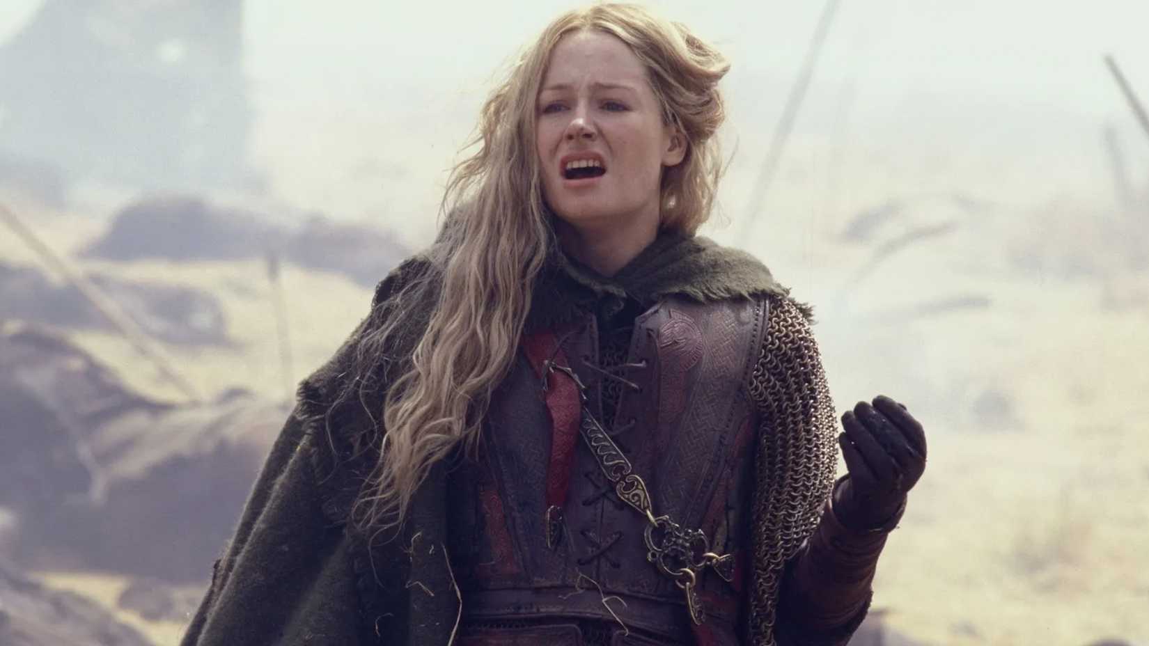 Miranda Otto como Éowyn em O Senhor dos Anéis