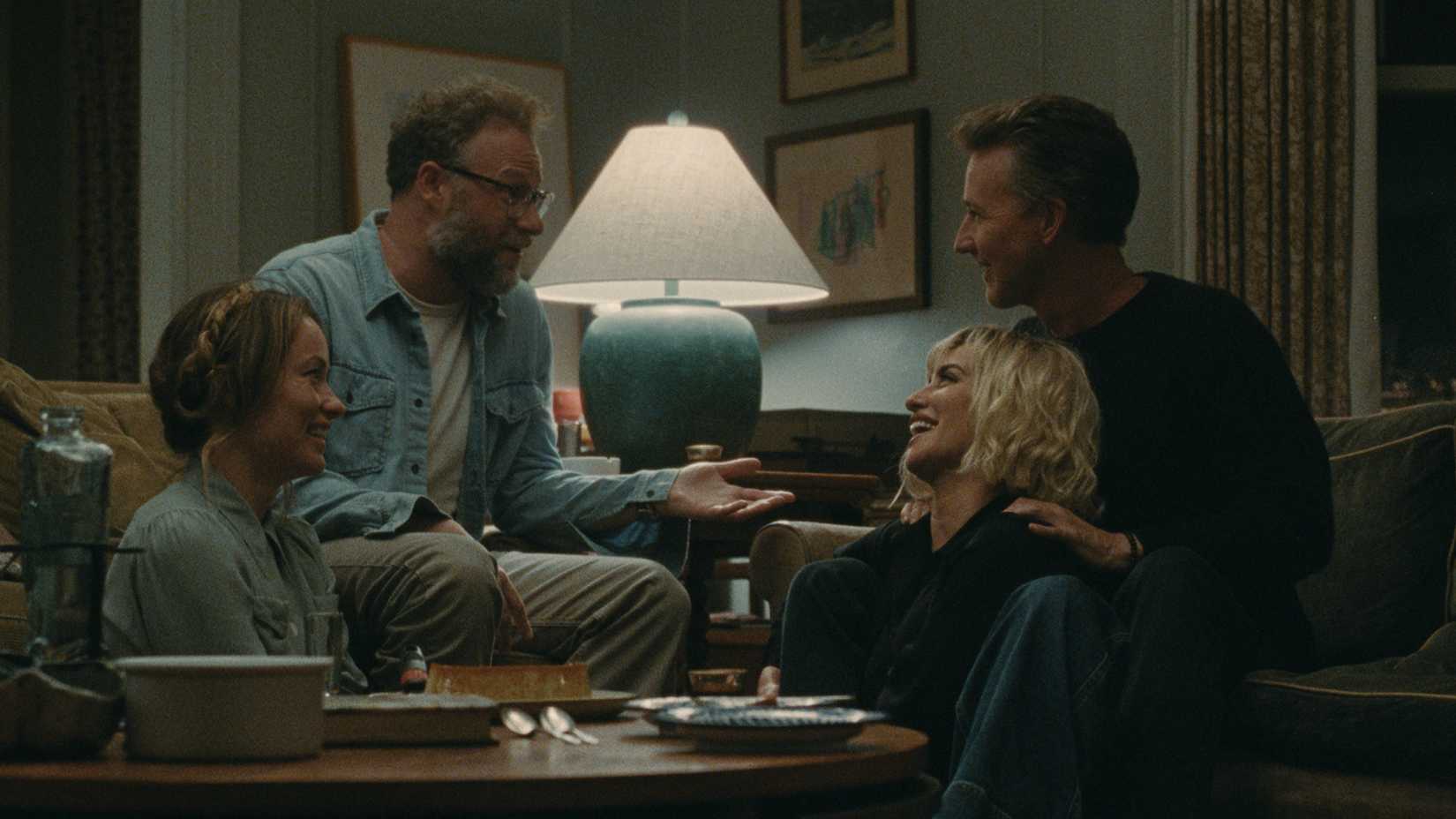 Olivia Wilde Seth Rogen Edward Norton Penelope Cruz in The Invite