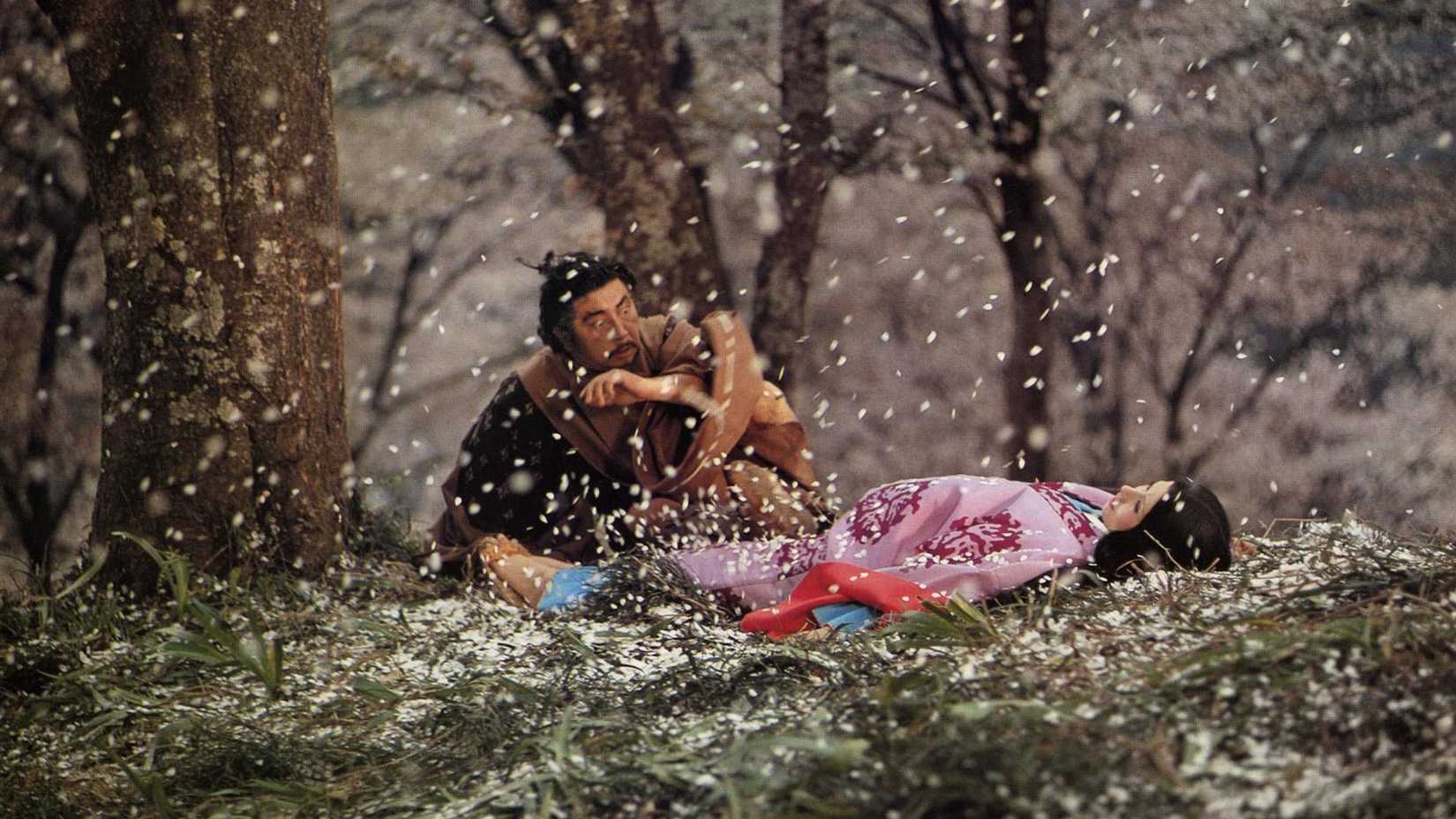 Still from 'Under the Blossoming Cherry Tree' (1975)