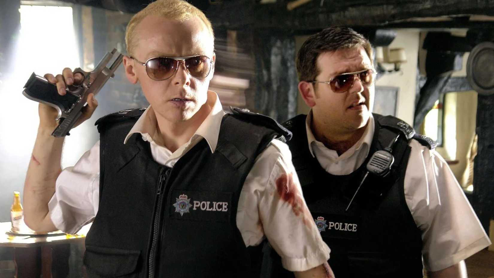 Simon Pegg and Nick Frost in Hot Fuzz