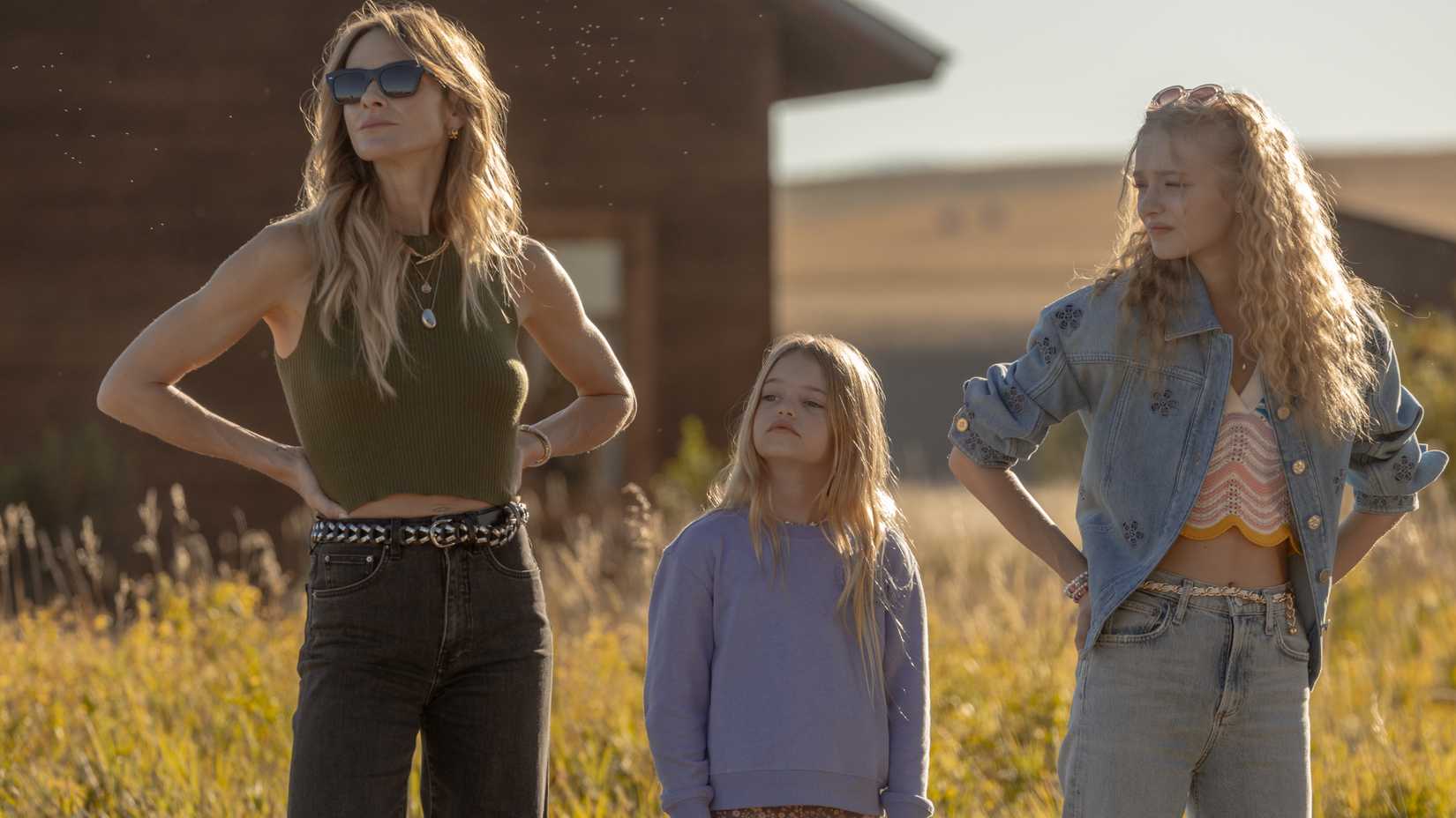 Beau Garett as Abigail Reese, Alaina Pollack as Macy Reese, and Amiah Miller as Bridgett Reese in The Madison