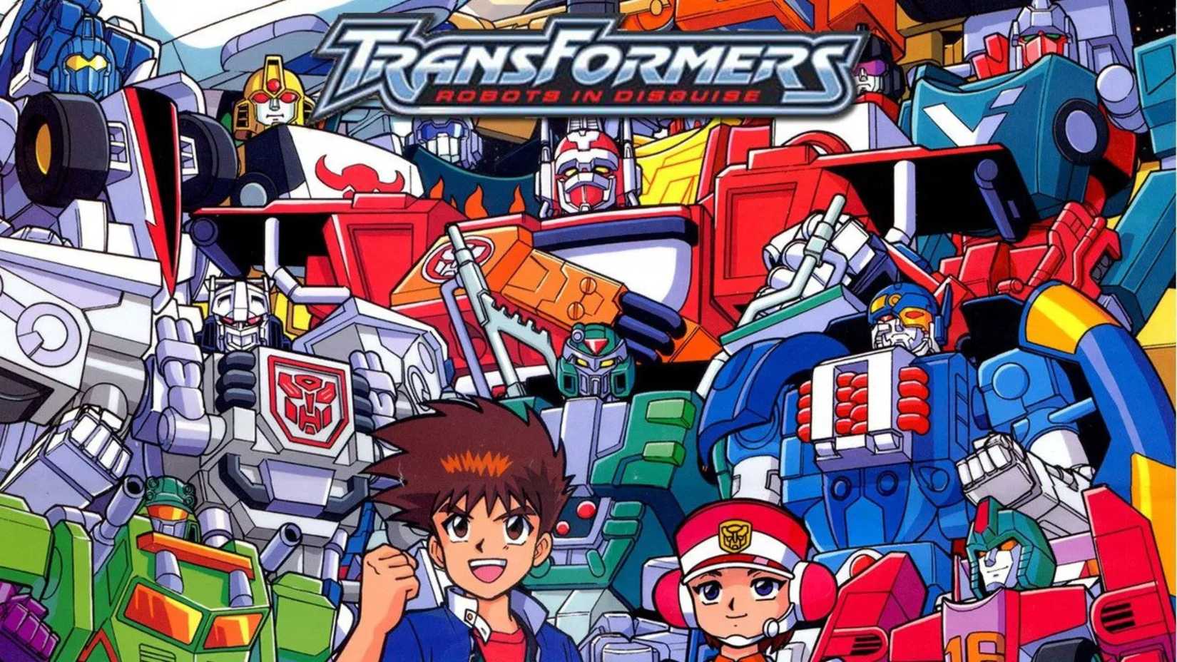 Poster art from 'Transformers: Robots in Disguise' (2001)