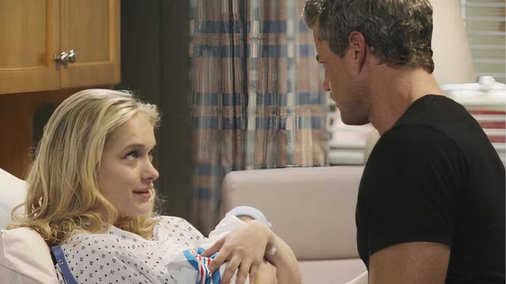 Mark Sloan and his daughter on Grey's Anatomy