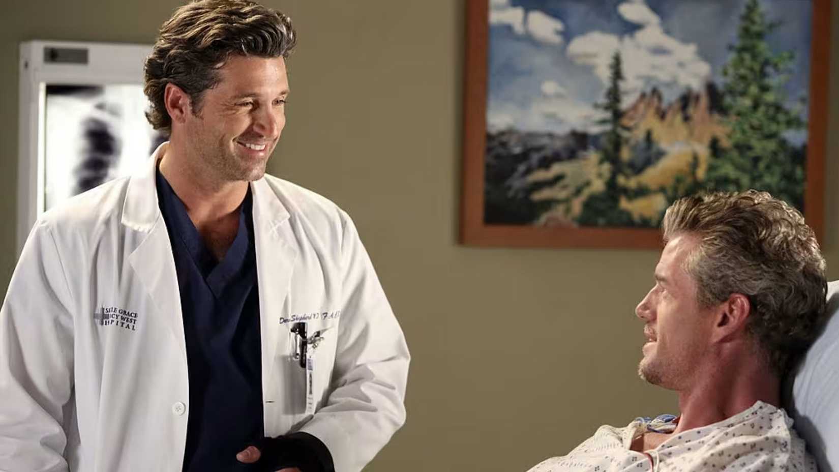Derek and Mark on Grey's Anatomy