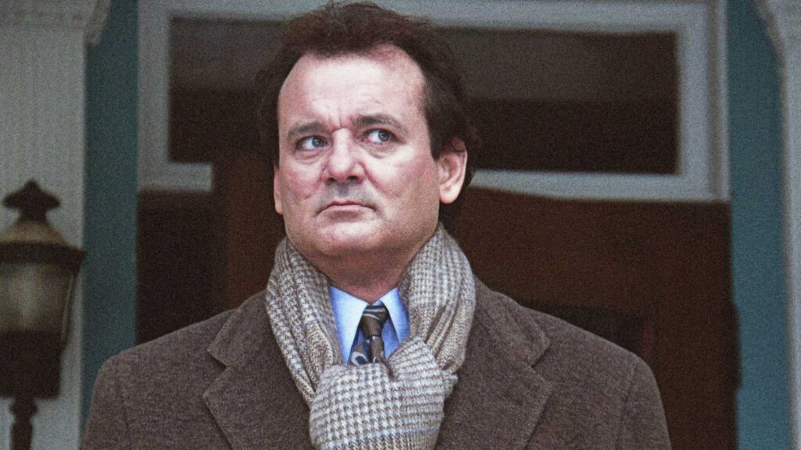 Bill Murray em cena de Feitiço do Tempo