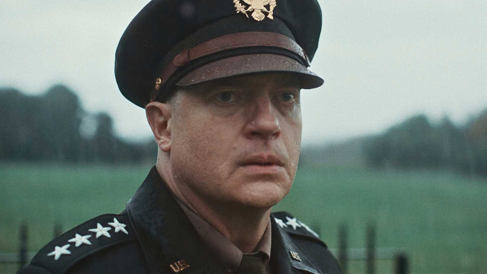 Brendan Fraser as General Dwight D. Eisenhower in the WWII movie, Pressure