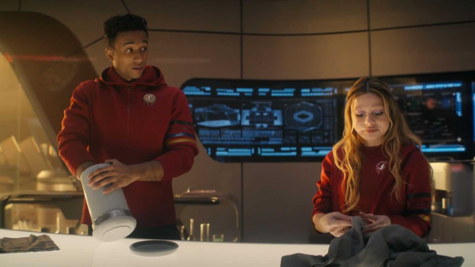 Caleb and Genesis in Star Trek: Starfleet Academy