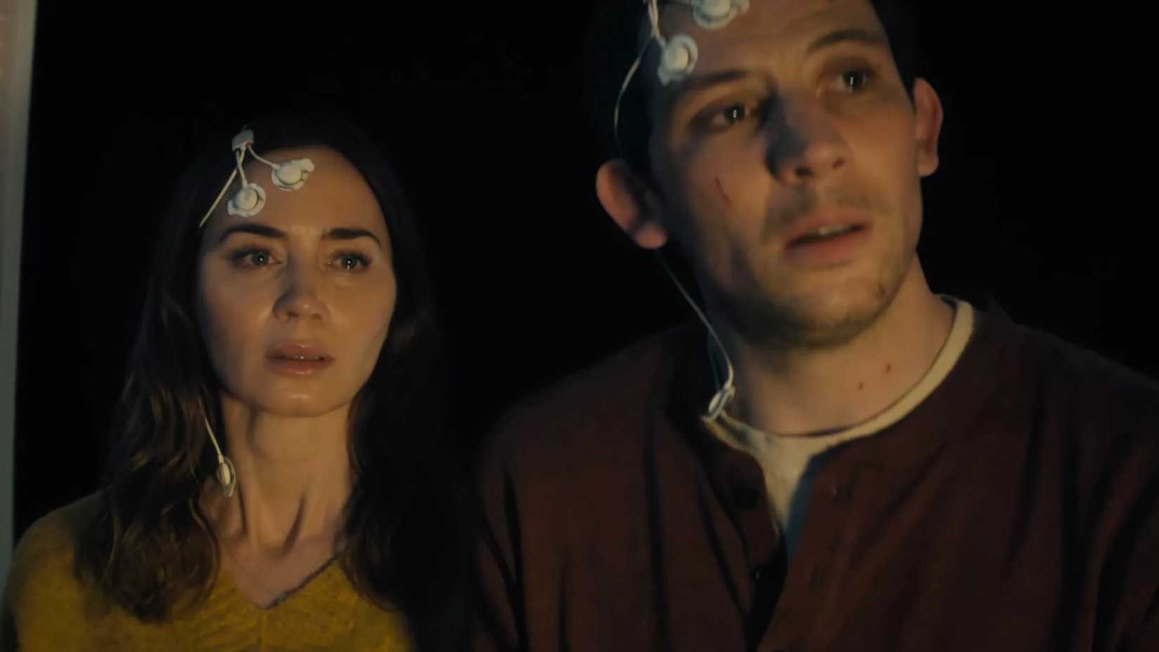 Emily Blunt and Josh O'Connor in Disclosure Day