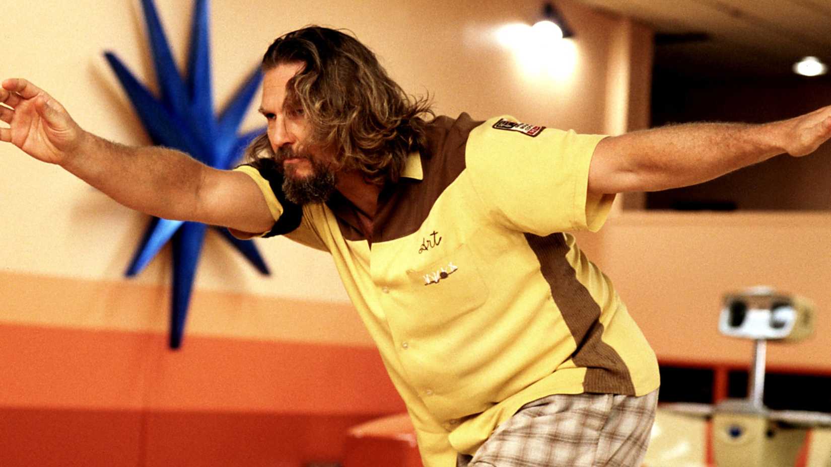Jeff Bridges as The Dude in The Big Lebowski