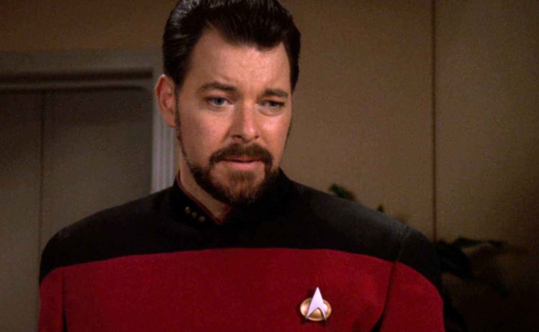 Jonathan Frakes as Commander Riker in Star Trek: The Next Generation