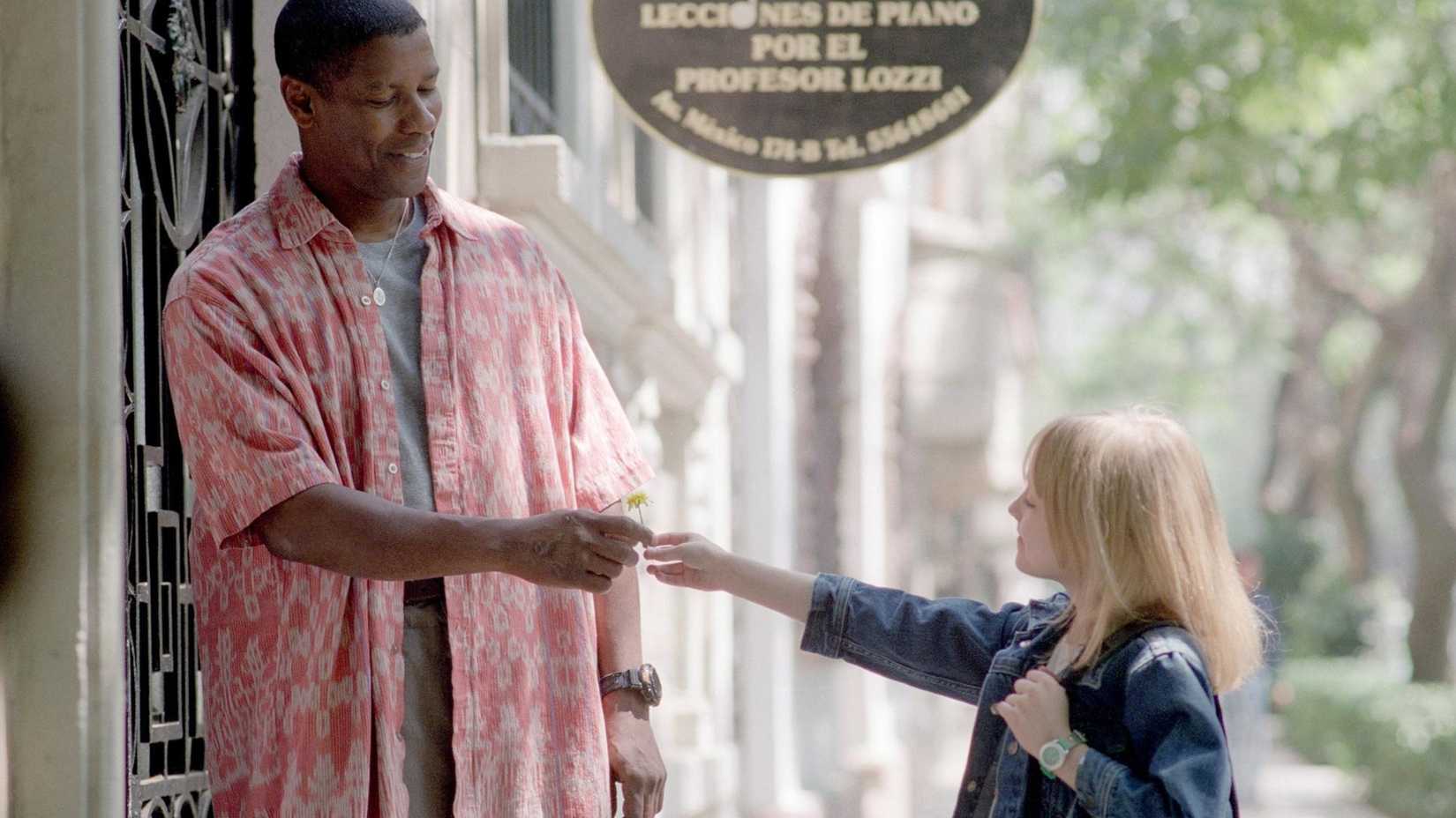 Denzel Washington and Dakota Fanning in Man on Fire