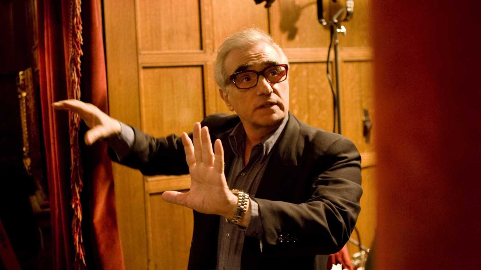 Martin Scorsese on the set of Shutter Island