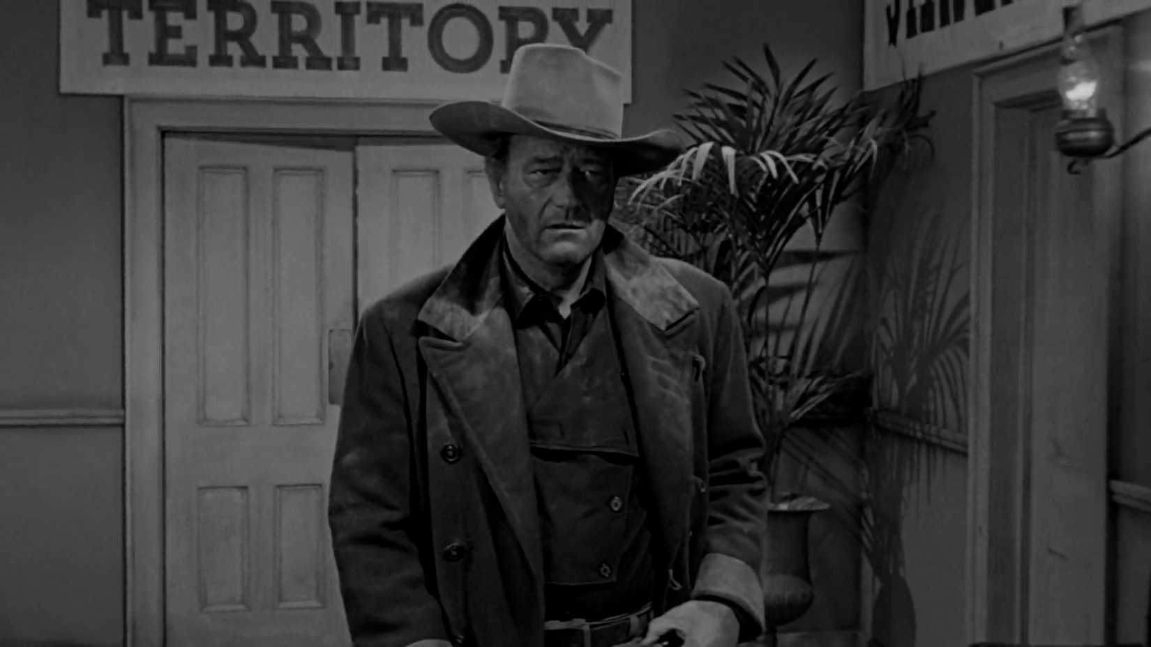 John Wayne in the movie 'The Man Who Shot Liberty Vance'
