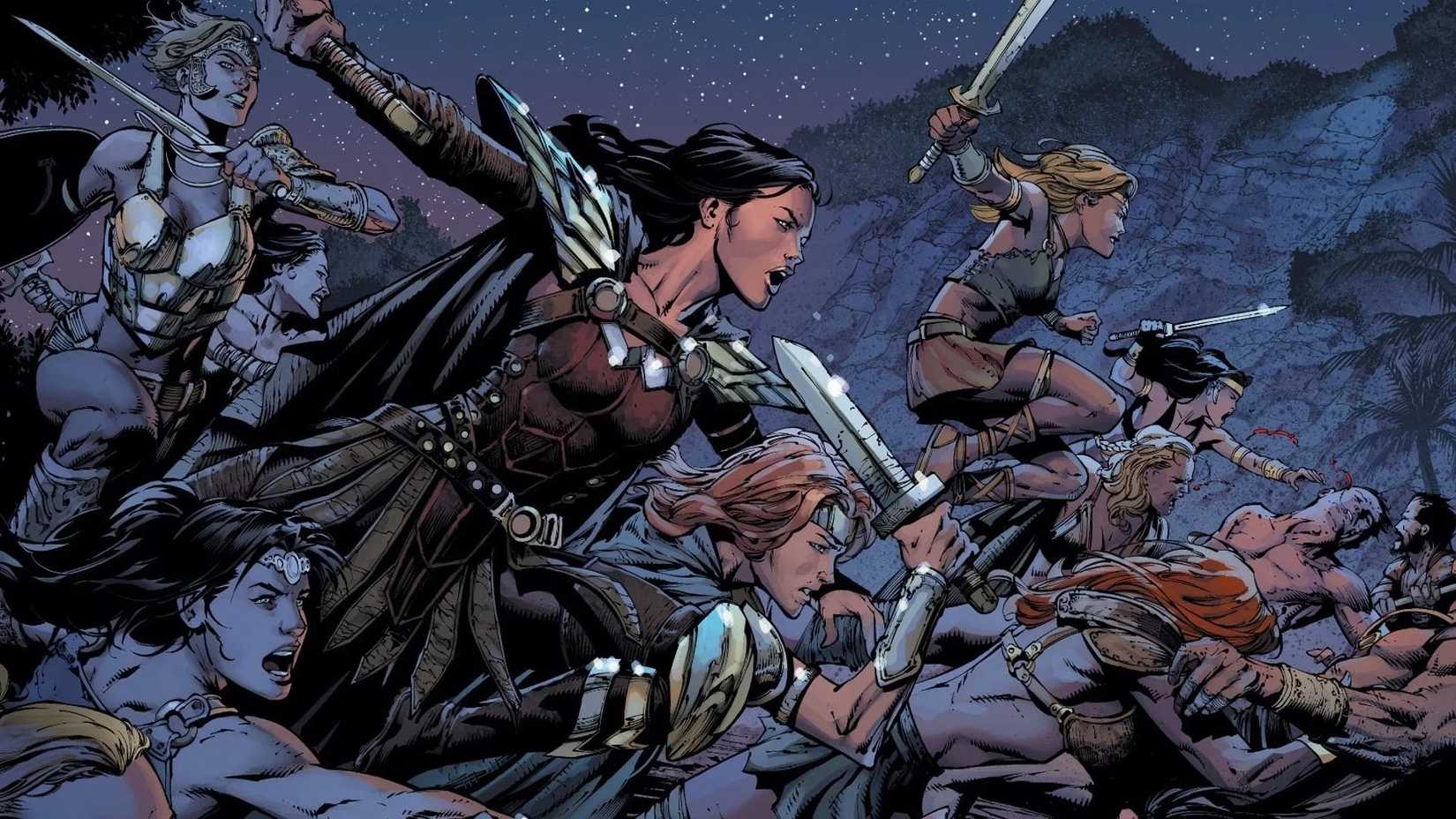 Amazons from Wonder Woman in Paradise Lost