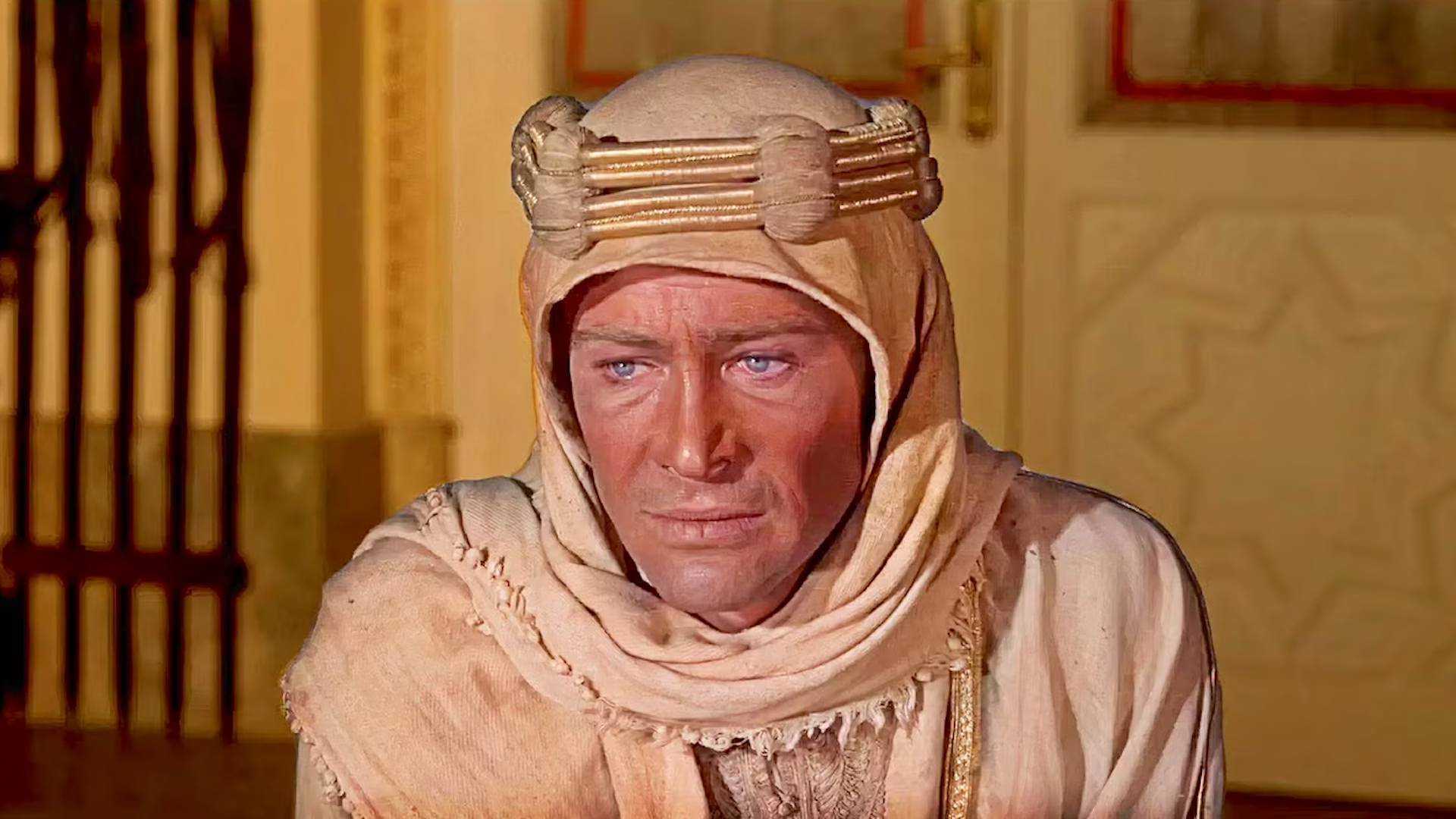 Peter O'Toole as Lawrence in 'Lawrence of Arabia'