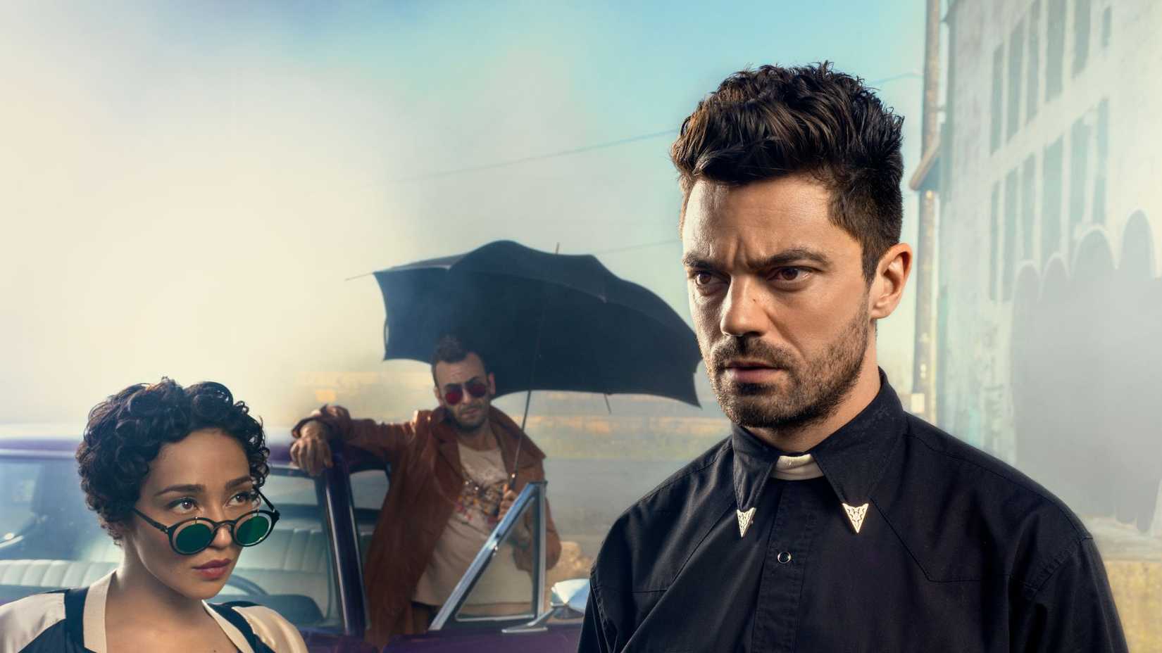 Tulip, Cassidy, and Jesse in Preacher Season 2 promo art