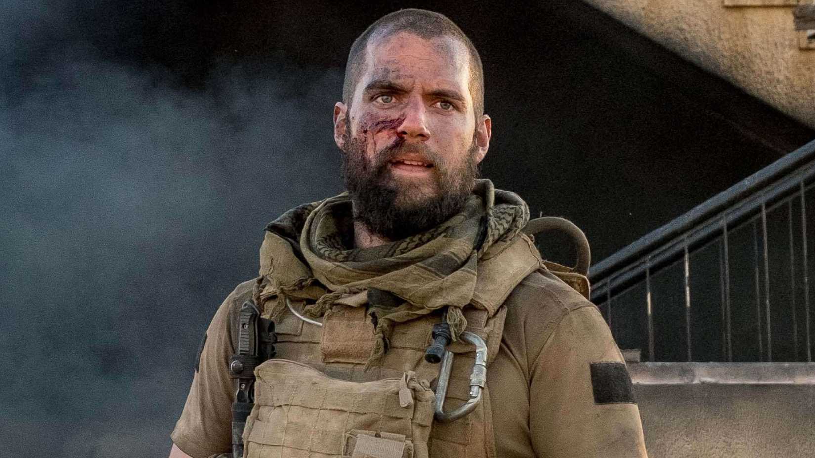 Henry Cavill in Sand Castle