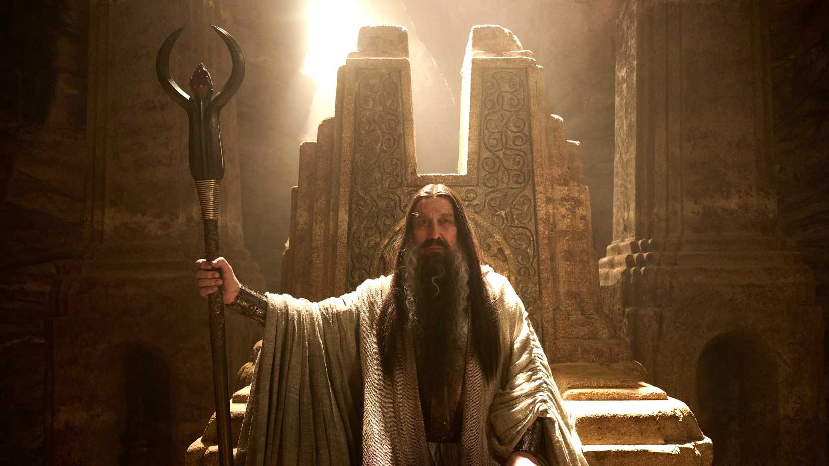 Ciarán Hinds as Dark Wizard in The Rings of Power Season 2