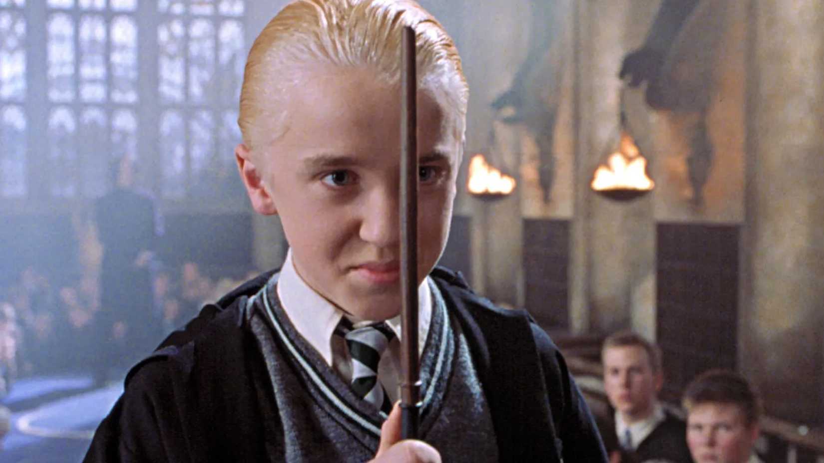 Tom Felton como Draco em Harry Potter