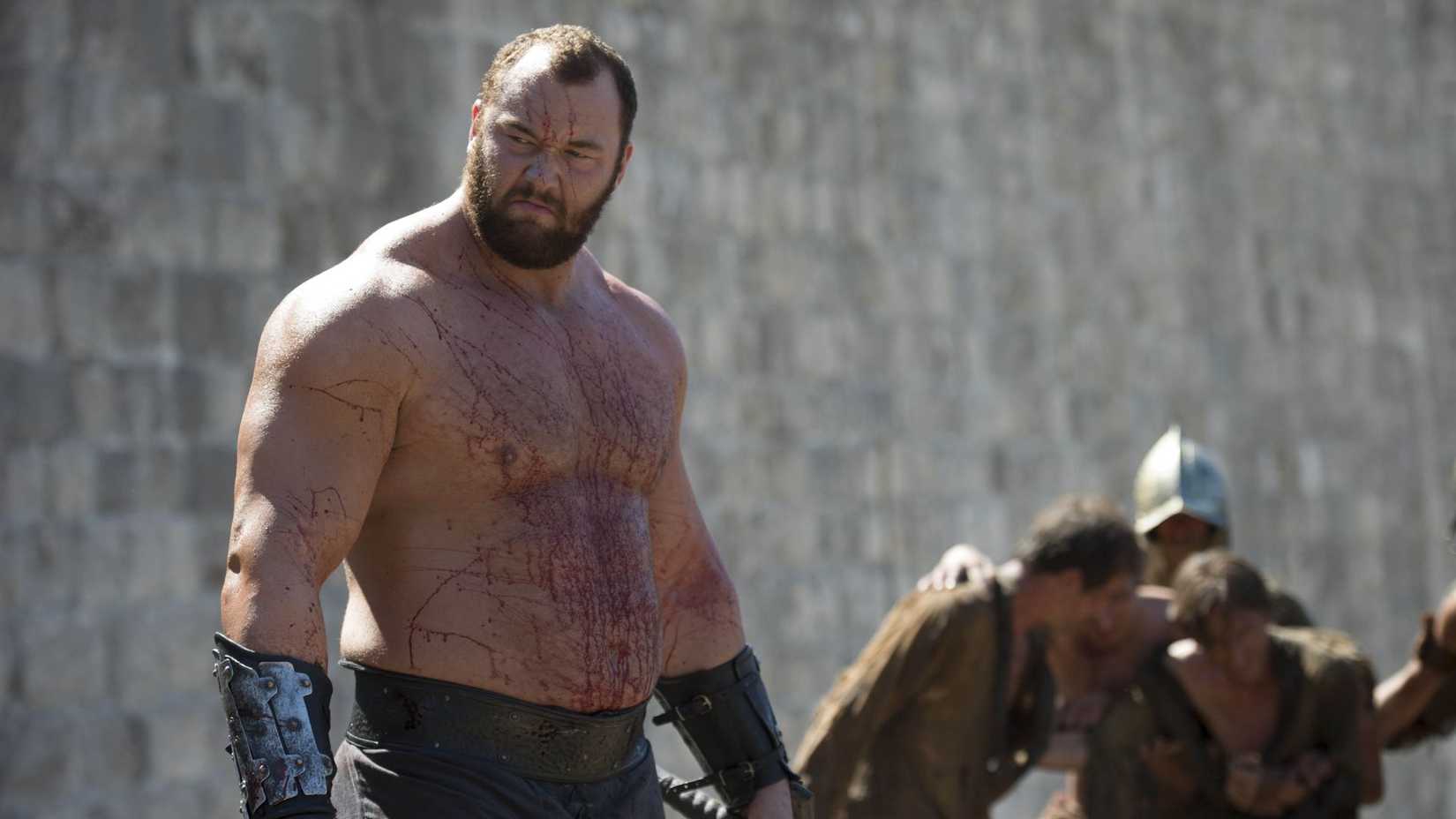 Hafþór Júlíus Björnsson as Gregor Clegane in 'Game of Thrones'