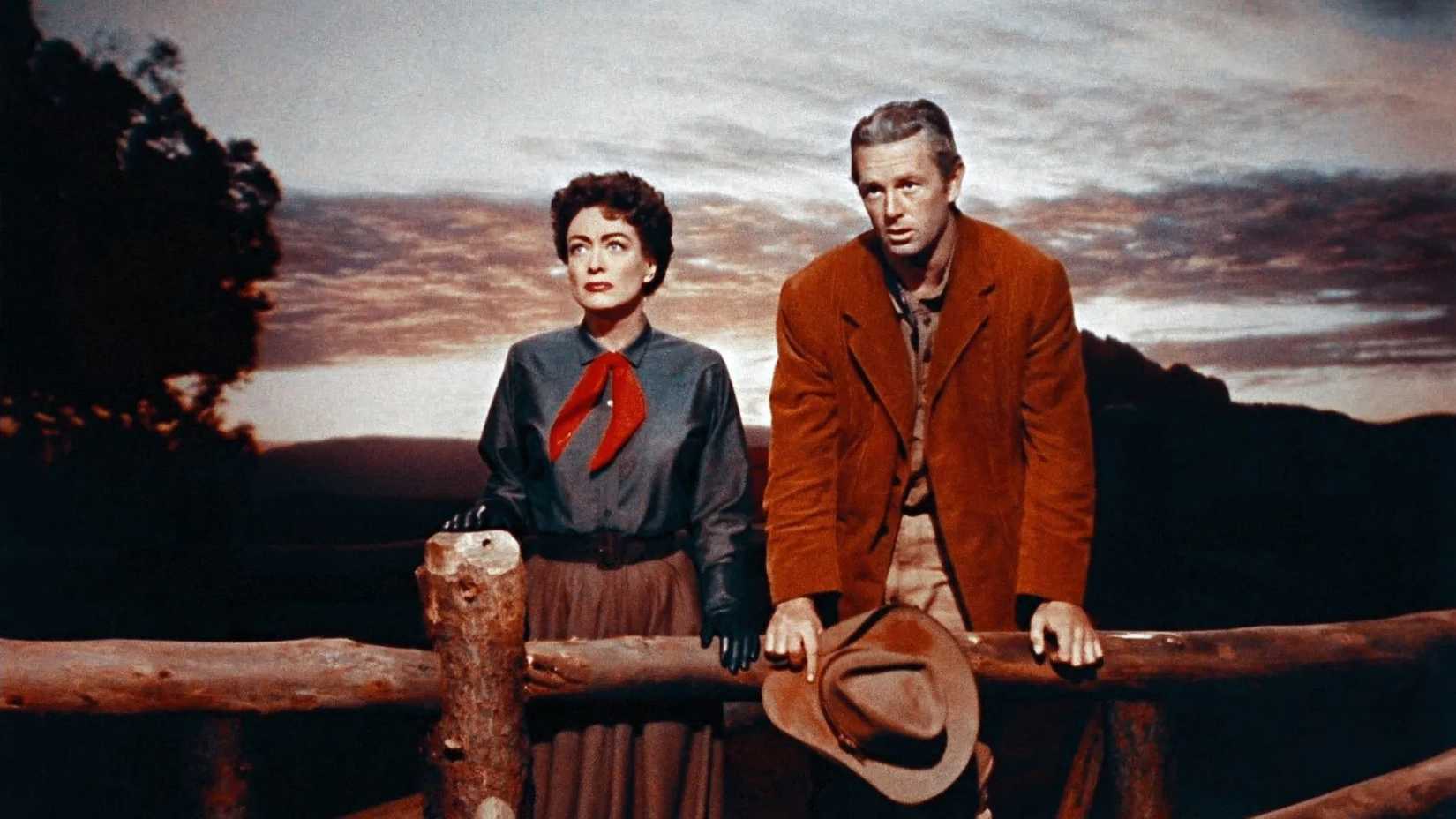 Joan Crawford and Sterling Hayden in 'Johnny Guitar' (1954)