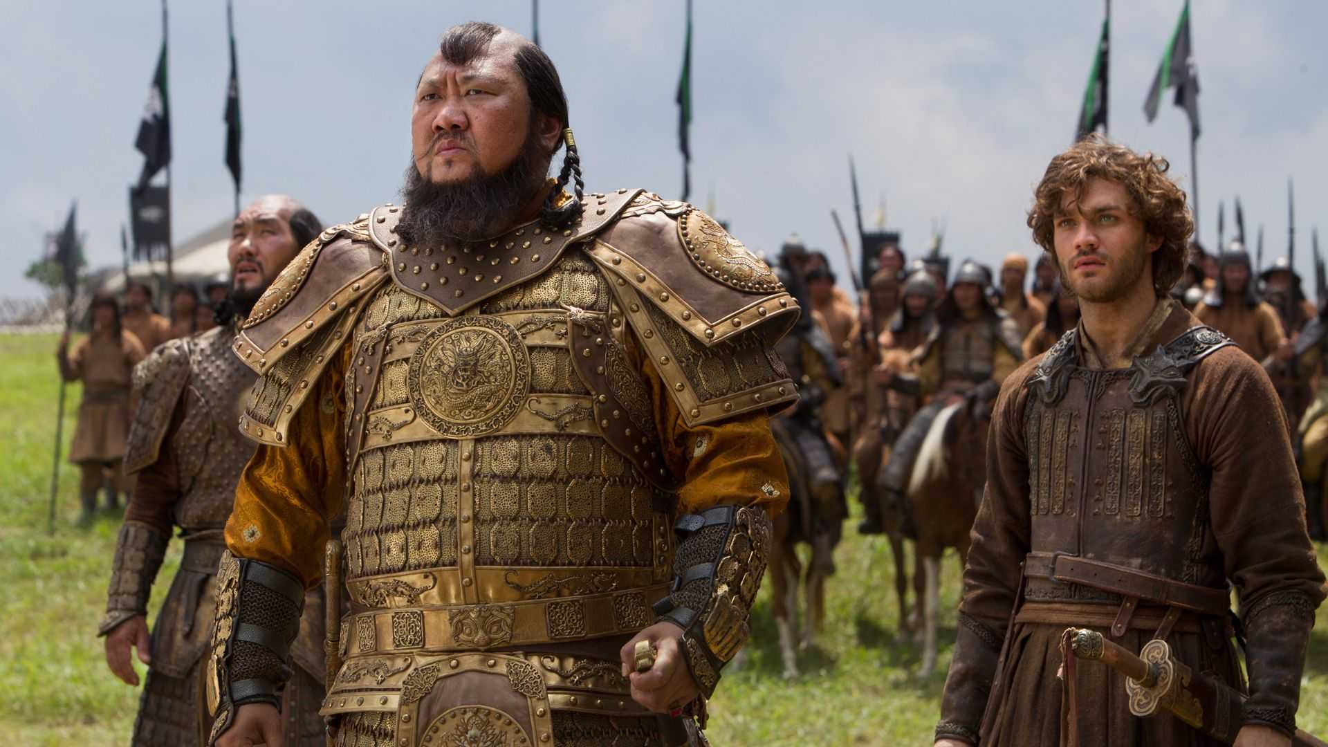 Benedict Wong and Lorenzo Richelmy in 'Marco Polo'