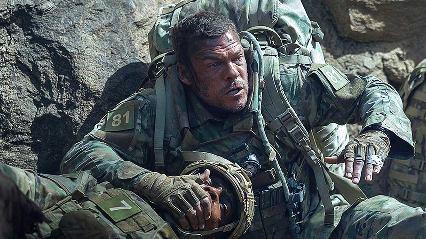 Alan Ritchson in War Machine