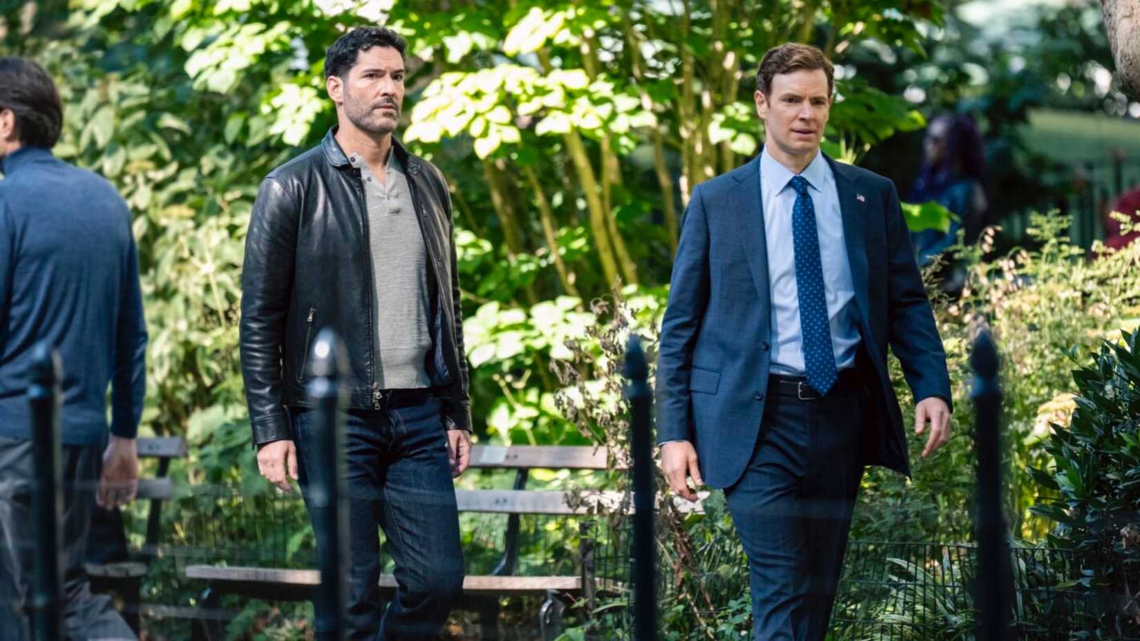 Tom Ellis and Nick Gehlfuss in ‘CIA' on CBS.