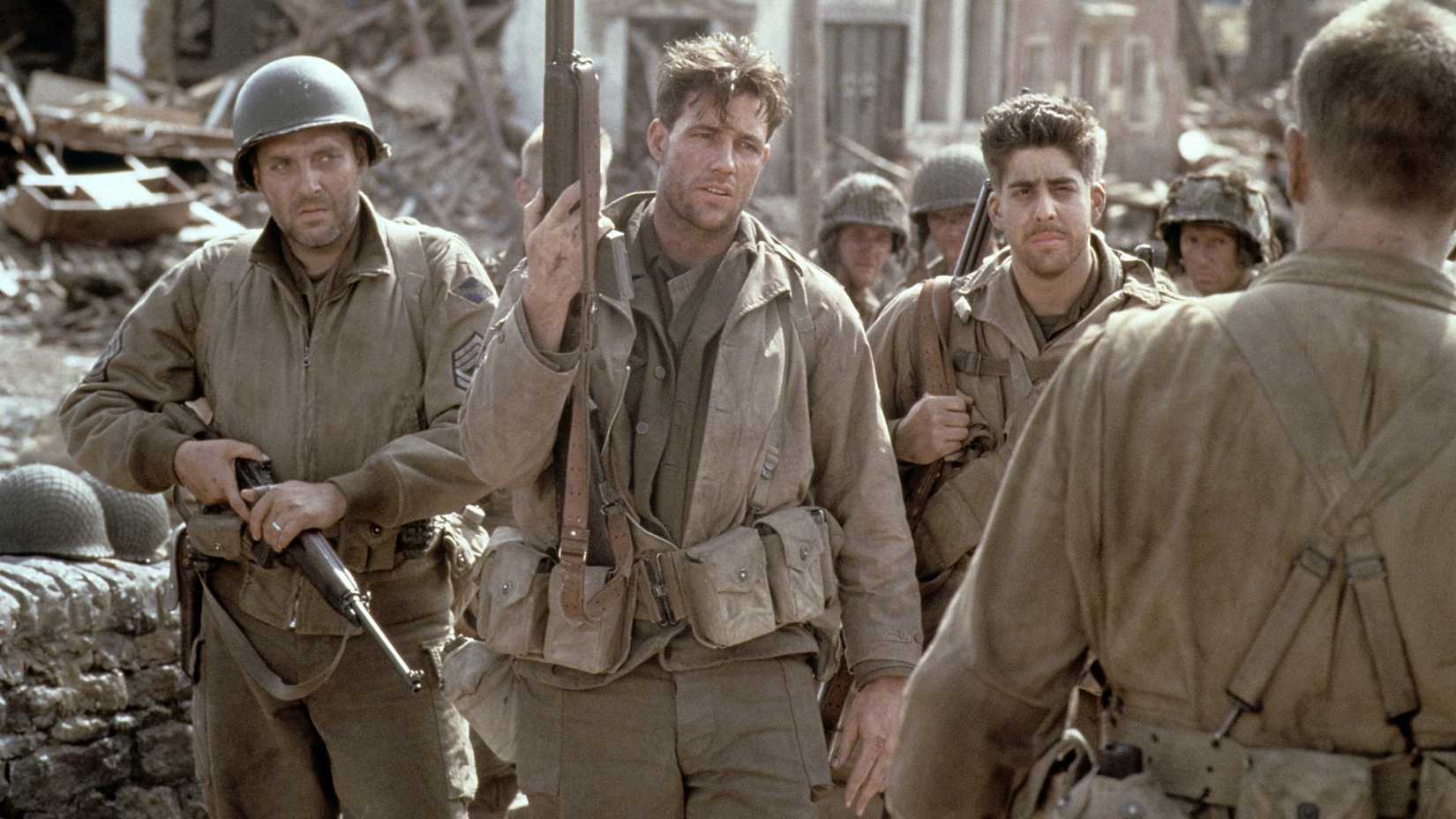 The cast of Saving Private Ryan