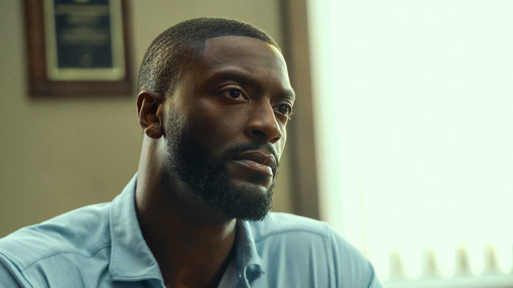 A close-up of Alex in Cross.